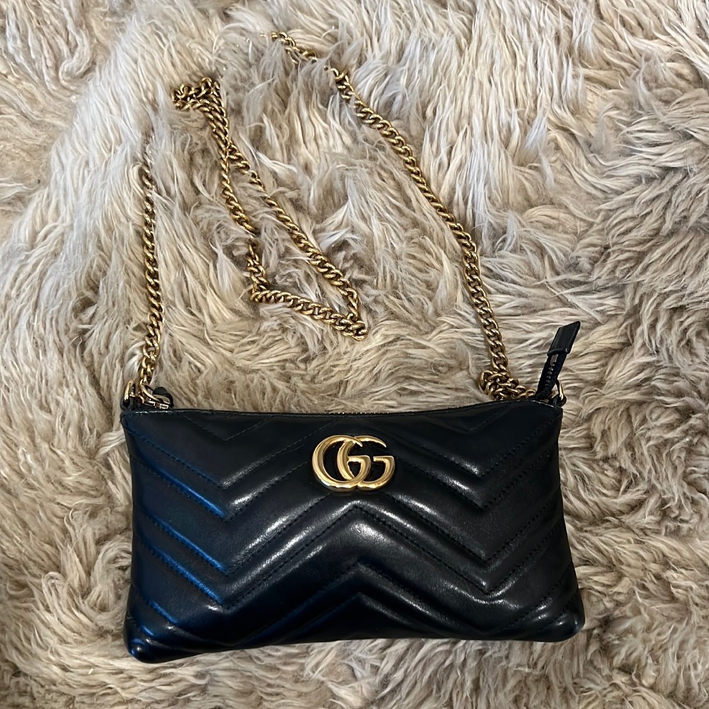 Gucci Maltese Marmont Logo Purse Gem